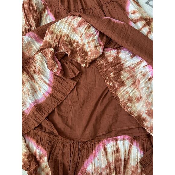 THE ODELLS ANTHROPOLOGIE Tie Dye Serena Top Lidia Maxi Skirt 2 Piece Set Sz XL - Picture 9 of 15